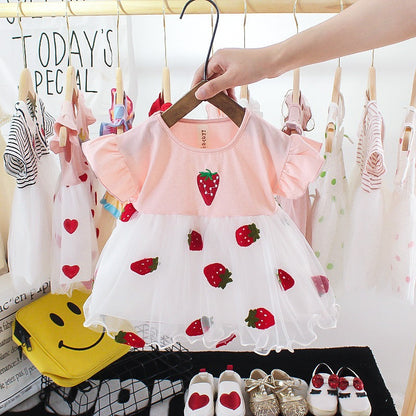 Sugar Mesh Sparkle Dress for baby girls by Ju Ju Jam
