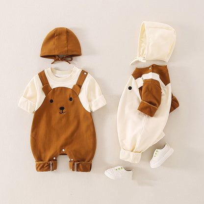 Ju Ju Jam Teddy Bear Baby Jumpsuit: Adorable and Snug Infant Apparel