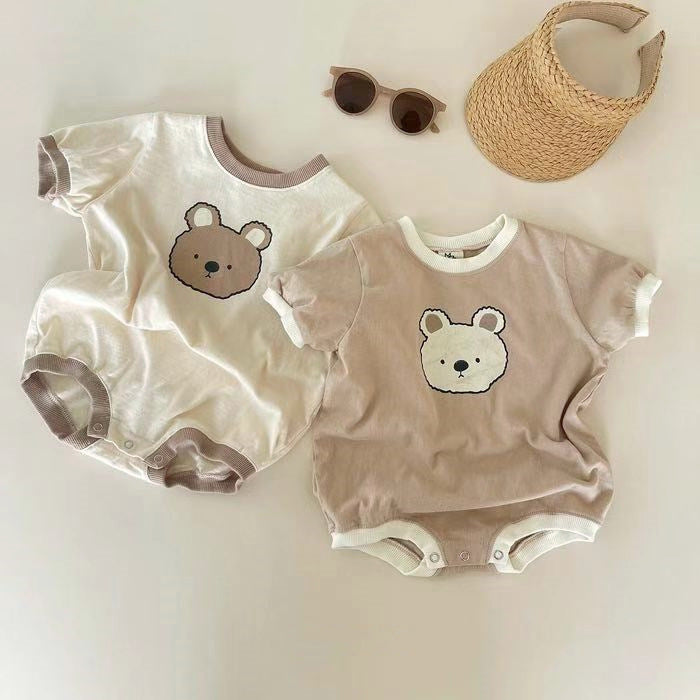 Ju Ju Jam Teddy Bear Printed Romper for Babies and Kids