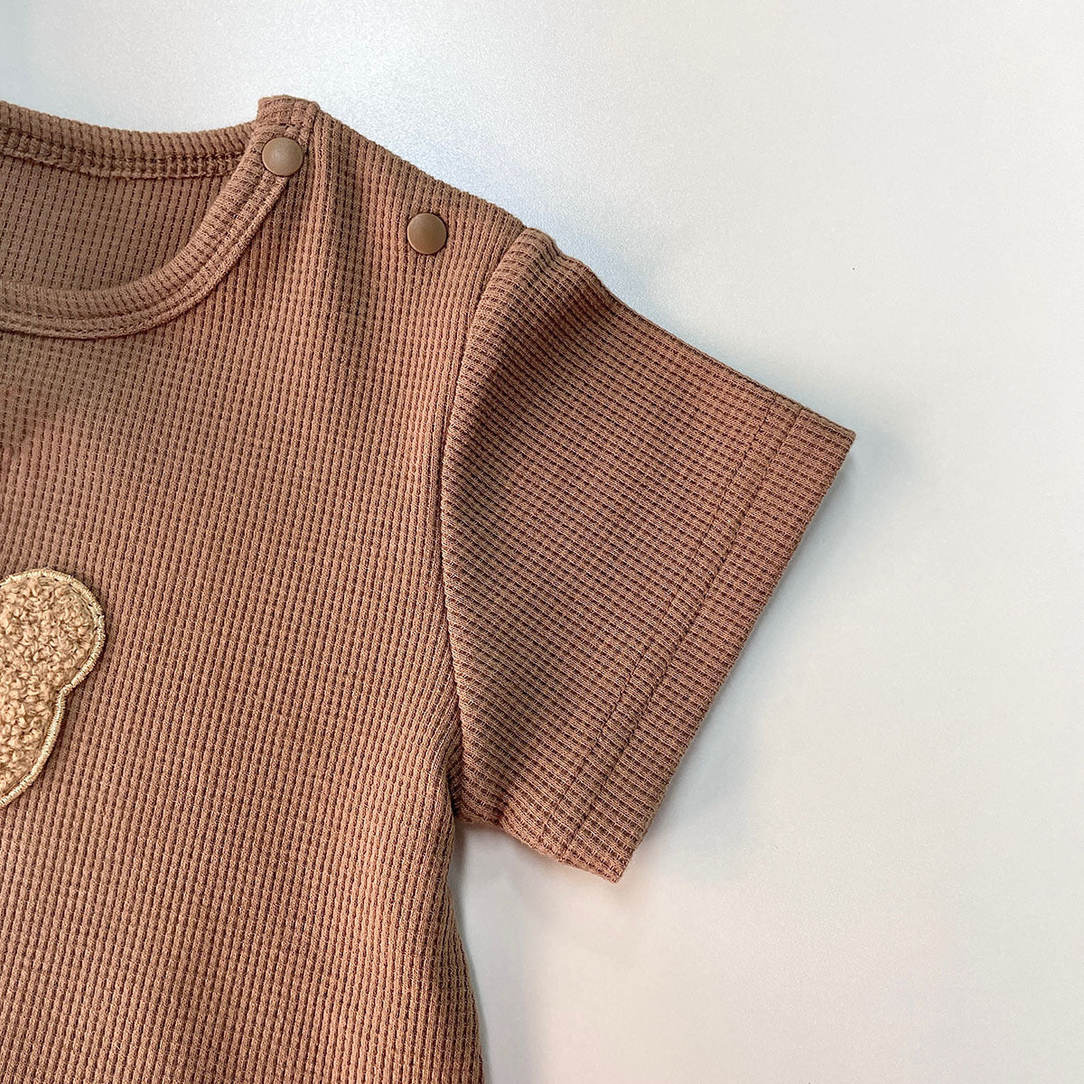 Ju Ju Jam Teddy Pocket Romper with Hat - Adorable romper featuring a teddy bear pocket and a matching hat for boys and girls