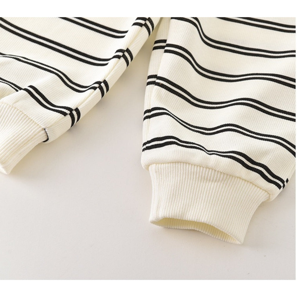 Ju Ju Jam baby boys co-ord set – striped outfit with adorable teddy graphic.

