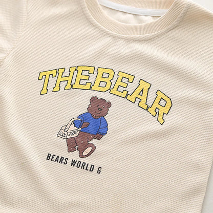 Stylish The Bear Tee and Shorts Boys Set by Ju Ju Jam