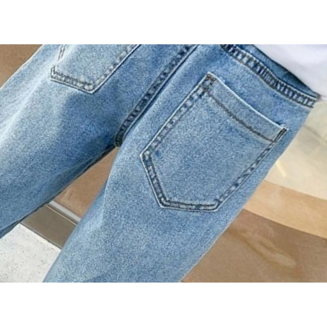 Ju Ju Jam Tiger Swag Boys Jeans featuring cool tiger design and comfy fit

