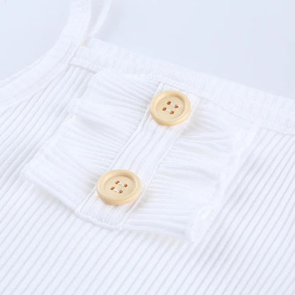 Tiny Twirls romper by Ju Ju Jam – comfortable and cute outfit for girls.


