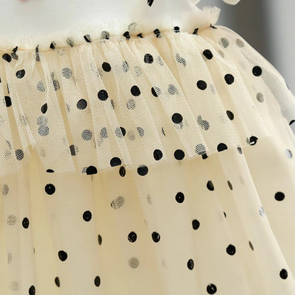 Elegant baby girl dress with soft tulle skirt – Ju Ju Jam fashion


