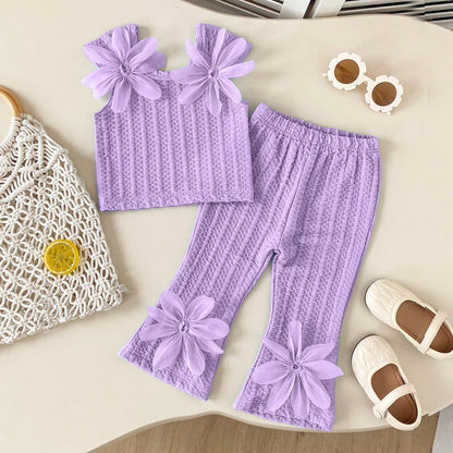 Myra Sky Blossom Baby Girls Two Piece Set