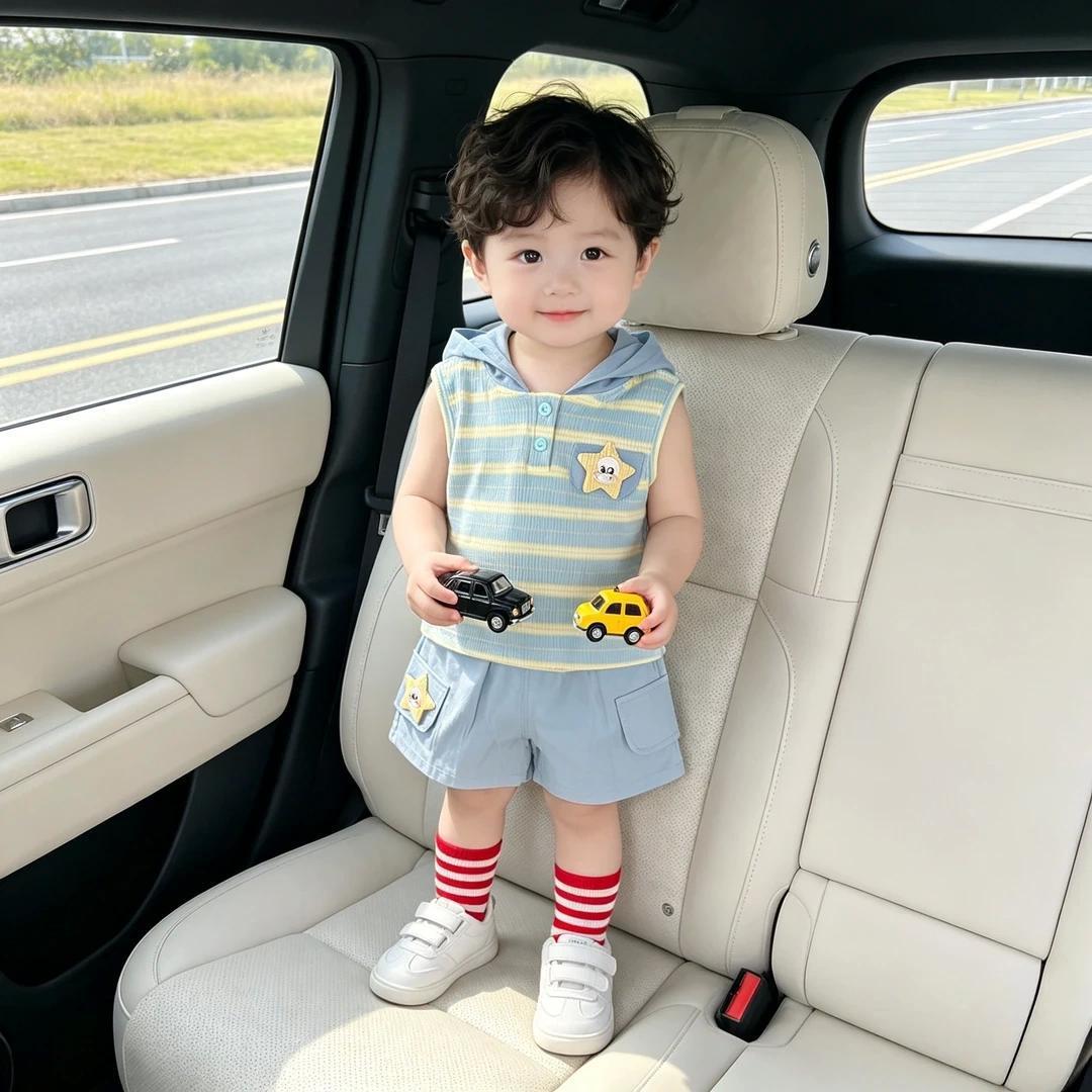 Noah Sunny Days Hooded Boys Two Piece Co-Ord Set