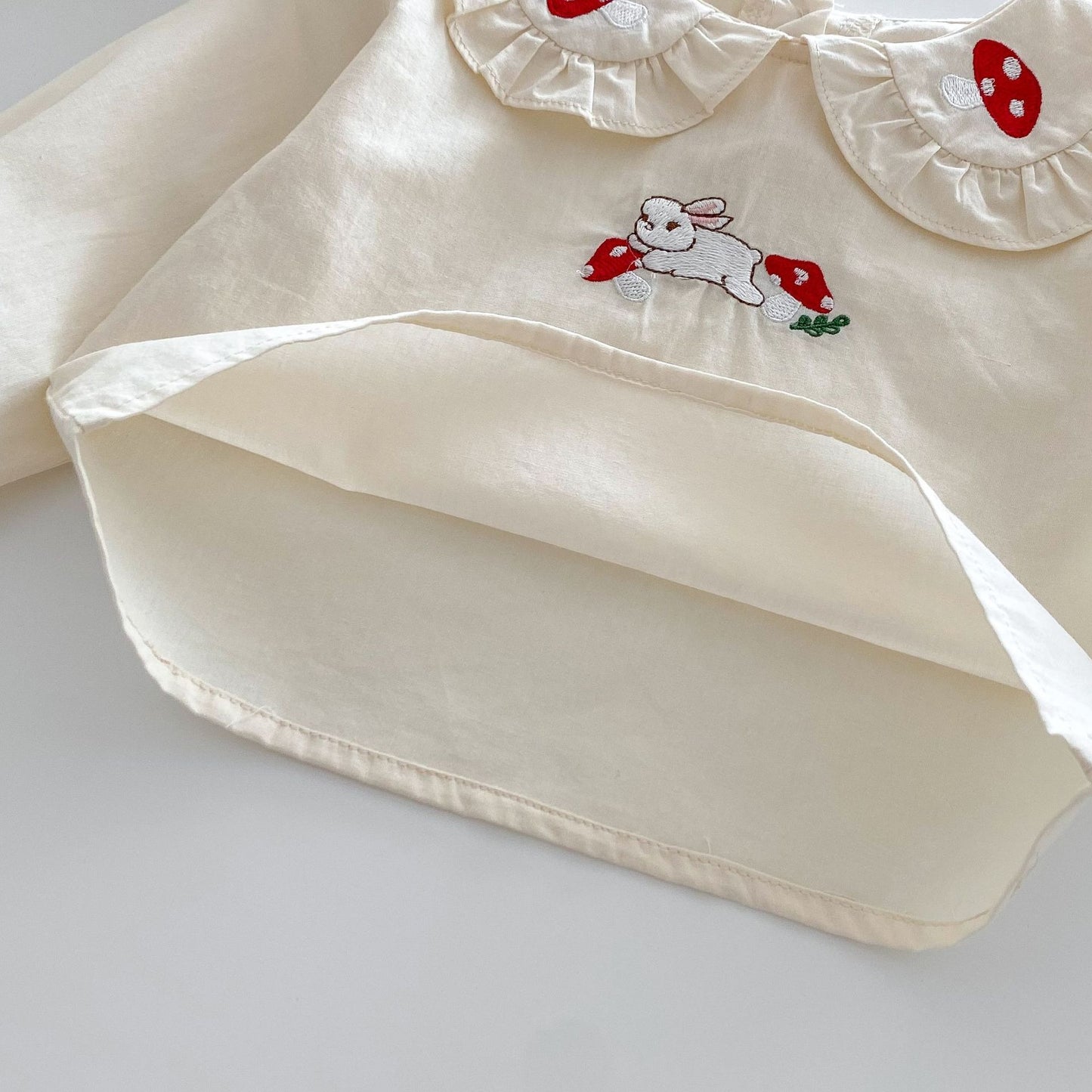 Baby girl outfit with detailed embroidered top and dress – Ju Ju Jam Valentina


