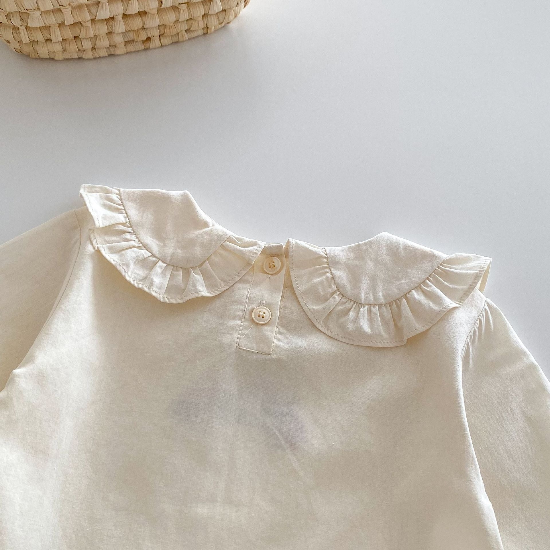 Delicate floral embroidery on girls dress and top set – Ju Ju Jam


