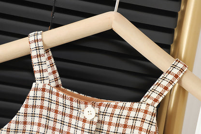 Ju Ju Jam vintage-inspired two-piece jacket and frill dress for girls
