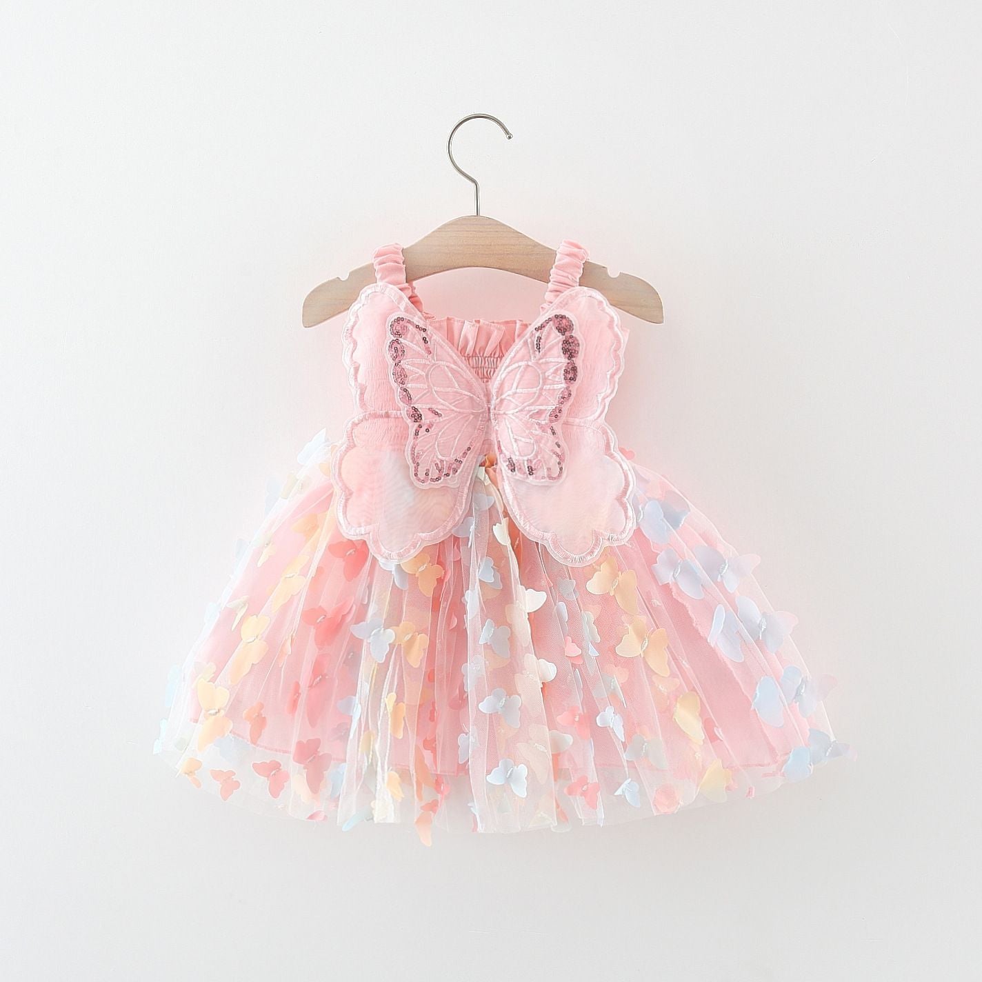 Whimsical Butterfly Princess Girls Dress by Ju Ju Jam