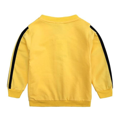 Bold and stylish yellow color-block track set for boys – Ju Ju Jam

