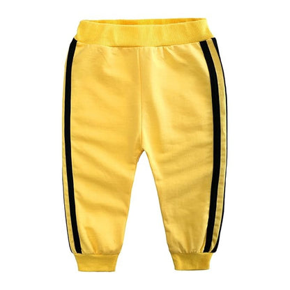 Comfortable yellow and dark-toned boys tracksuit set – Ju Ju Jam


