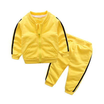 Cool baby boys yellow and black track suit set – Ju Ju Jam


