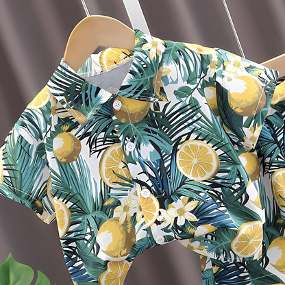 Bright and playful lemon-themed boys set – Ju Ju Jam

