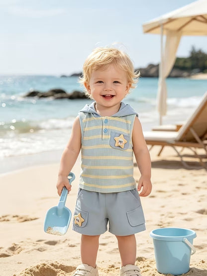 Noah Sunny Days Hooded Boys Two Piece Co-Ord Set