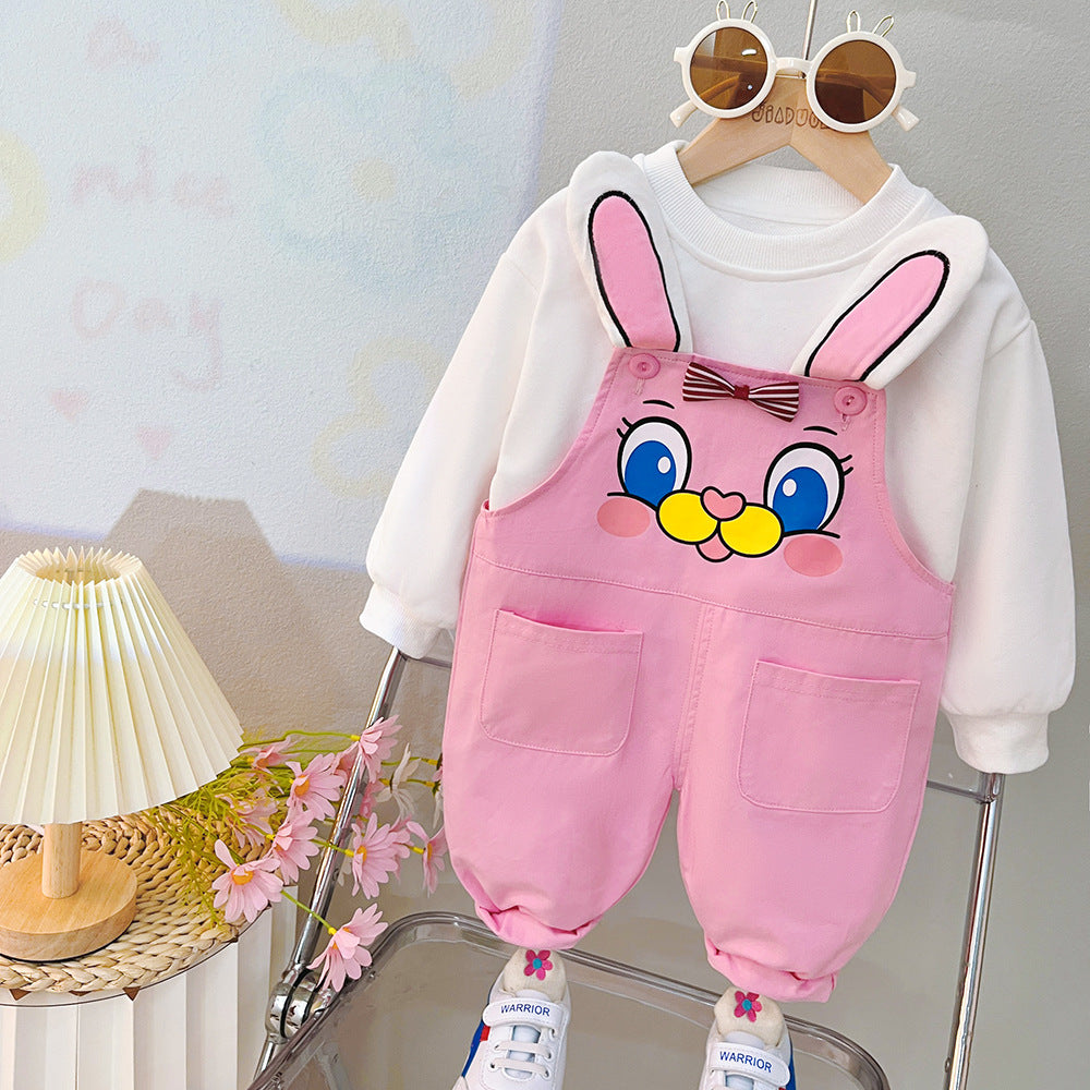 Adorable Jumpsuit with Her Bunny Design by Ju Ju Jam