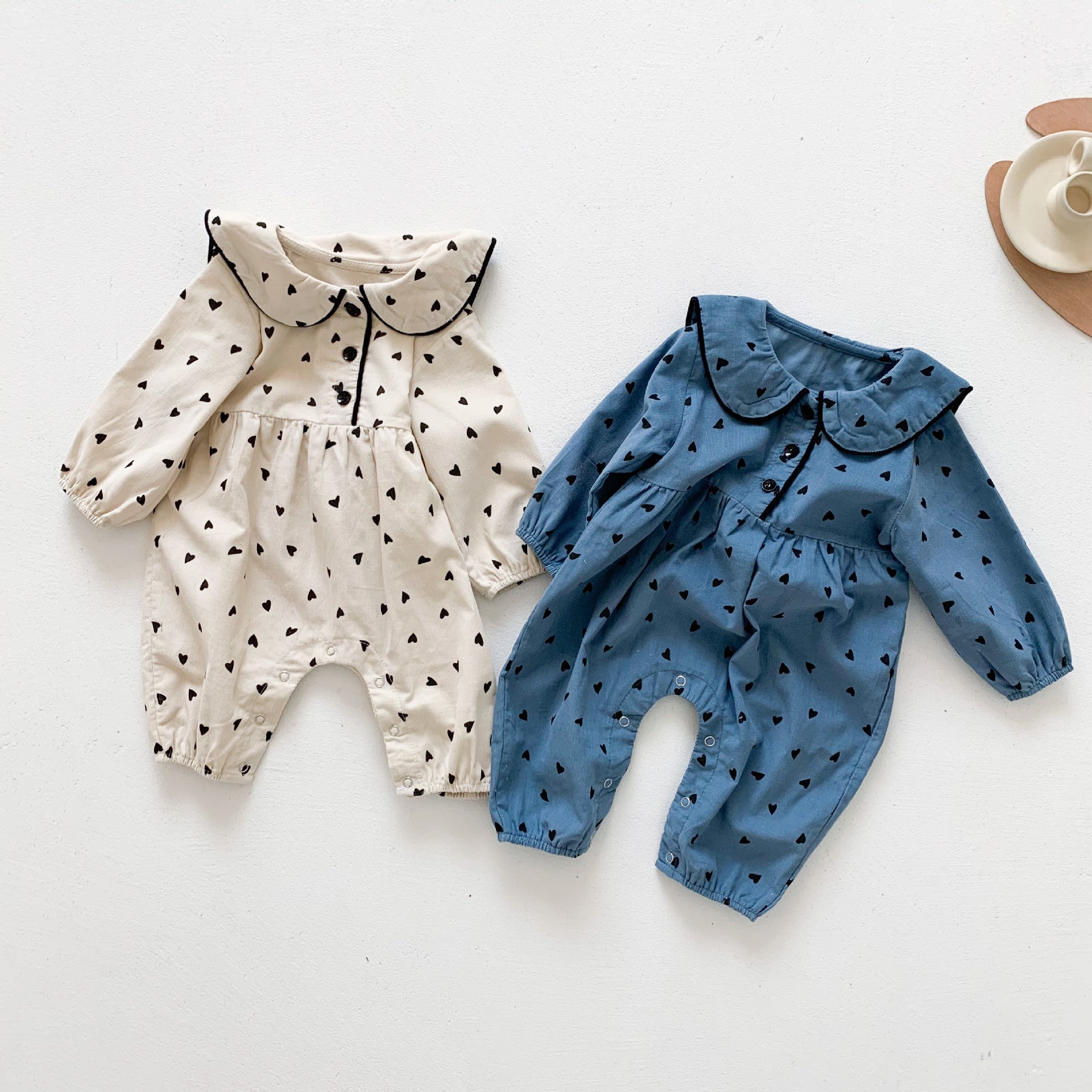 Ju Ju Jam Onesie: Cute Heart Dotted Design