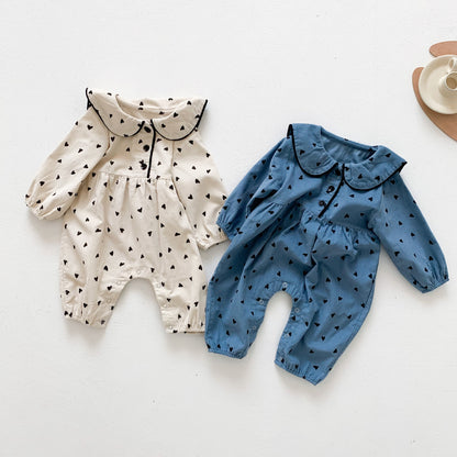 Ju Ju Jam Onesie: Cute Heart Dotted Design