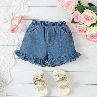 Ava Soft Bow Girls Two Piece Set