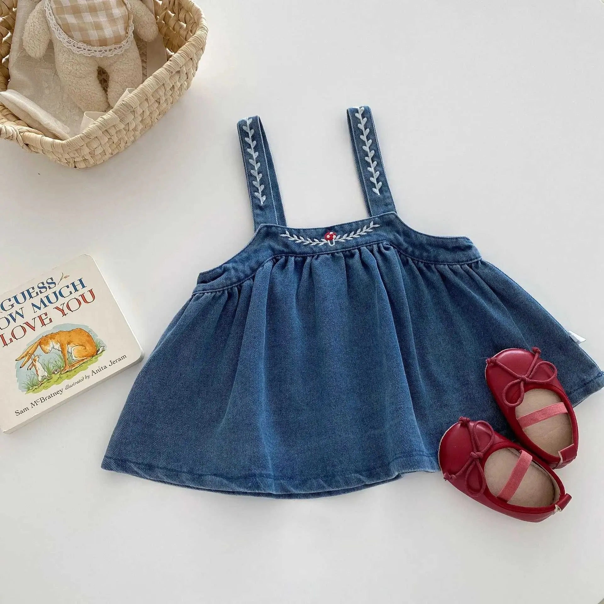 Charming Valentina embroidered baby dress set for special occasions – Ju Ju Jam

