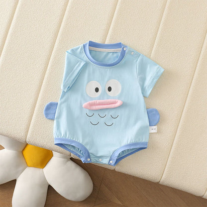 Giggle Mouth 3D Baby Boys Girls Romper