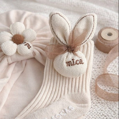 Little Petals Baby Girls Hat And Socks Set