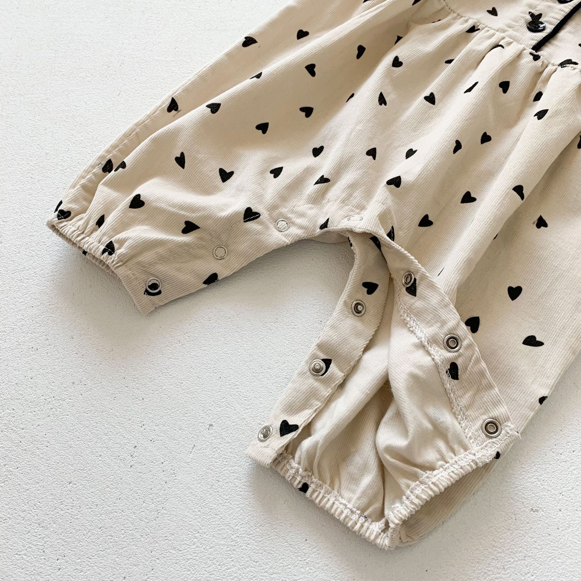 "Heart Dotted Onesie – Ju Ju Jam Collection