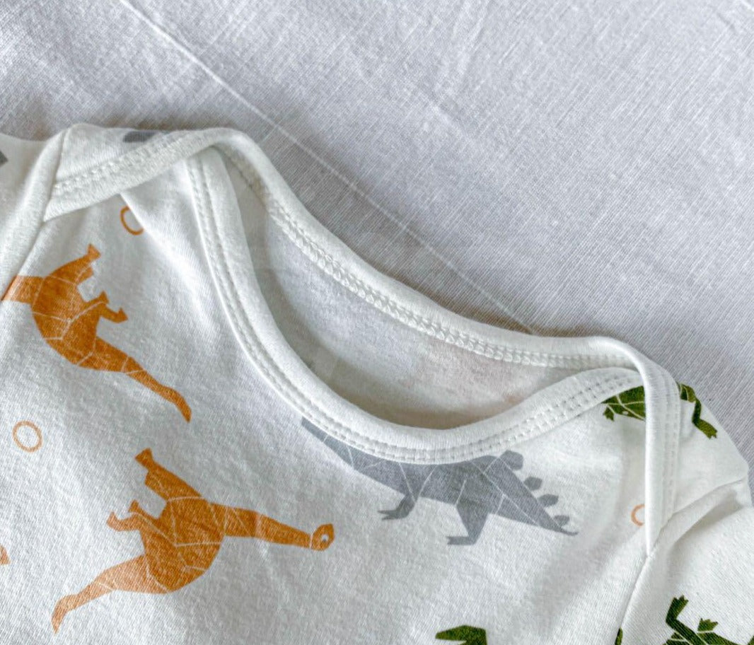 Dino Fun romper for babies, perfect for boys and girls