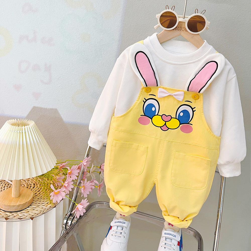 Charming Kids Jumpsuit featuring Her Bunny Theme from Ju Ju Jam