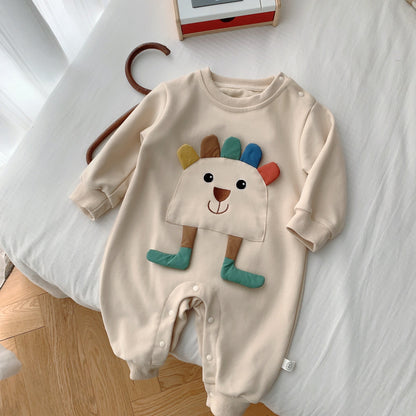 Ju Ju Jam Cozy Cartoon Crawling Romper - Side View