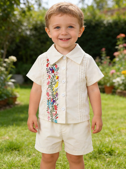 Embroidered Spring Boys Set