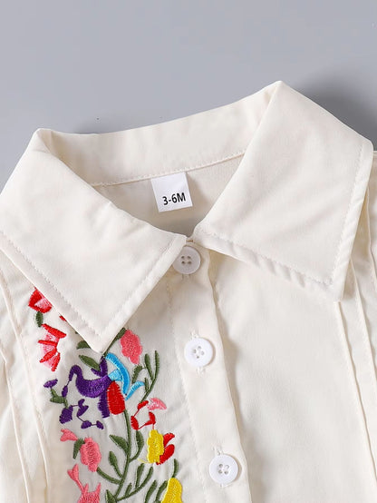 Embroidered Spring Boys Set