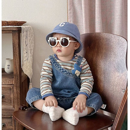Henry Cool Baby Boys Girls Denim Two Piece Set