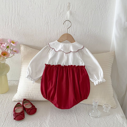 Scarlet Bunny Baby Girls Romper