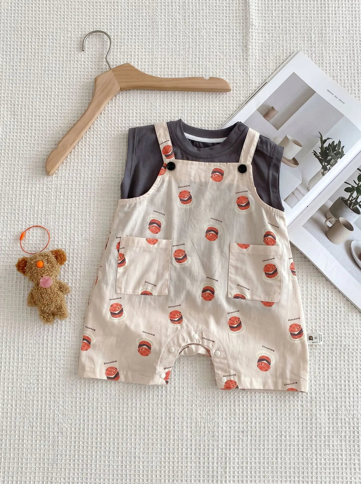 Nyla Tiny Treats Baby Girls Two Piece Jumpsuit Set