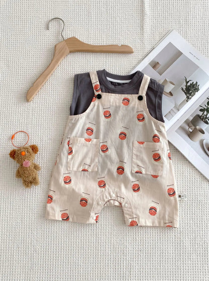 Nyla Tiny Treats Baby Girls Two Piece Jumpsuit Set