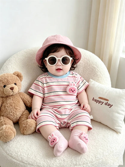 Neil Sweet Smiles Baby Girls Boys Pastel Romper