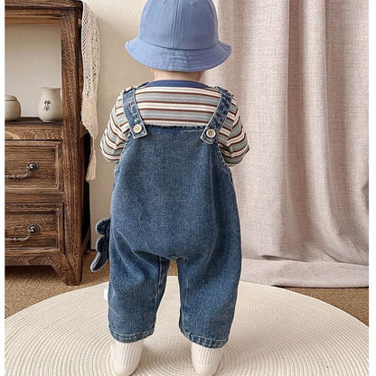 Henry Cool Baby Boys Girls Denim Two Piece Set