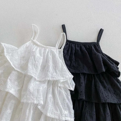 Stylish and airy romper dress for baby girls – Ju Ju Jam Riley outfit

