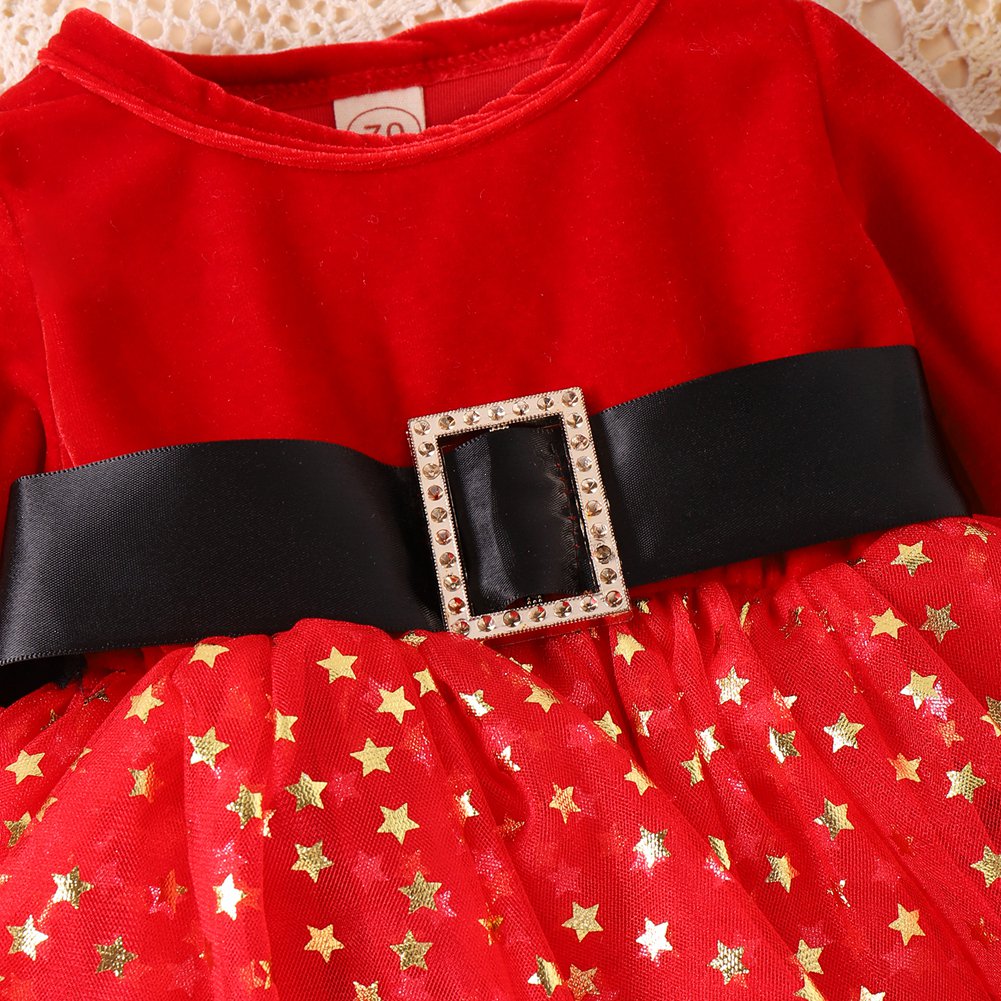 Tiny Diva red romper dress for baby girls, a perfect blend of style and comfort from Ju Ju Jam.