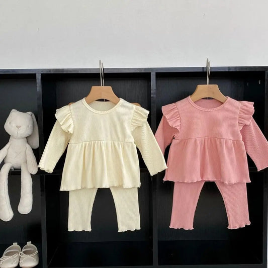 Elegant European Styled Girls Two Piece Set