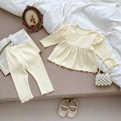 Elegant European Styled Girls Two Piece Set