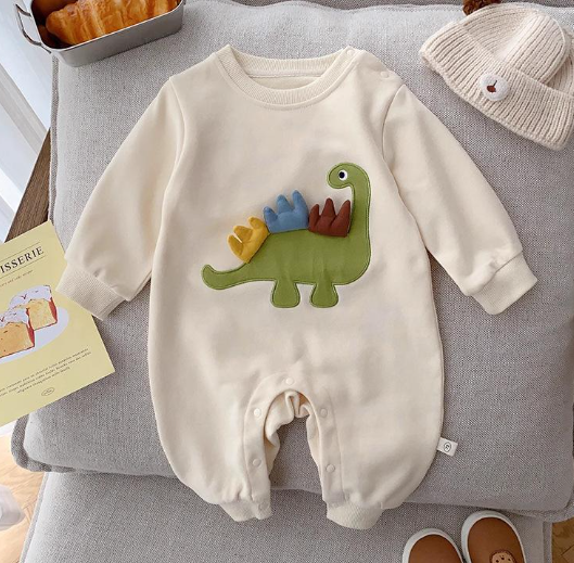 Dino Hug Soft Baby Boys and Girls Romper