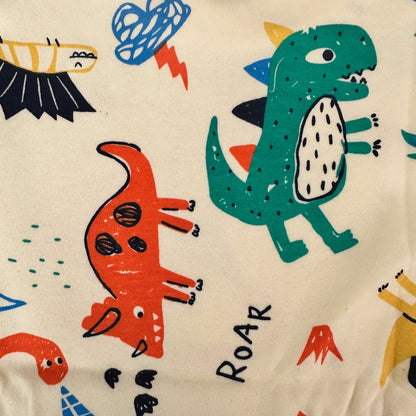 Adorable Colourful Dino Explorer Boys Loungewear Set from Ju Ju Jam, perfect for little dinosaur enthusiasts who love comfort.