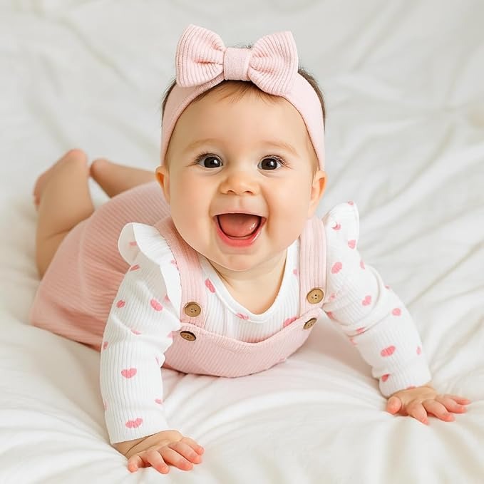 Tiny Love Baby Girls Romper Dress Set with Headband