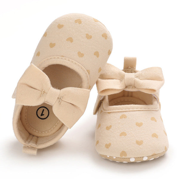 Ava Angel Baby Girls Heart Shoes