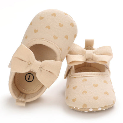 Ava Angel Baby Girls Heart Shoes