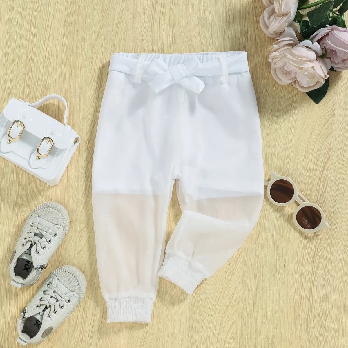 Close-up of fabric and embellishments on Pretty Party Fabulous Set – Ju Ju Jam premium babywear

